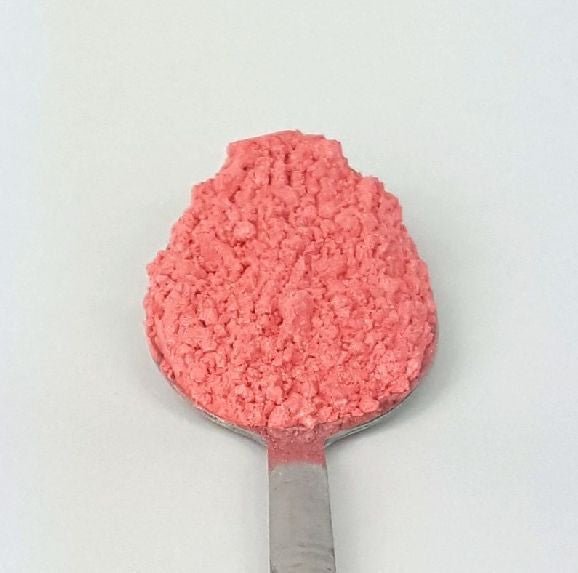Blushed pink cosmetic mica powder