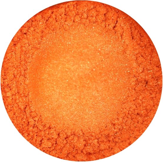 Orange Burst Mica Powder