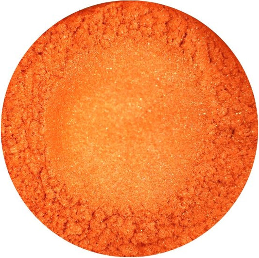 Orange Burst Mica Powder