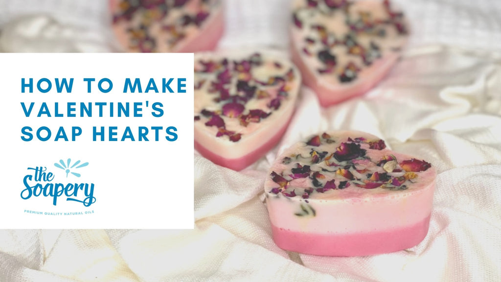 How To Make Valentine’s Soap Hearts