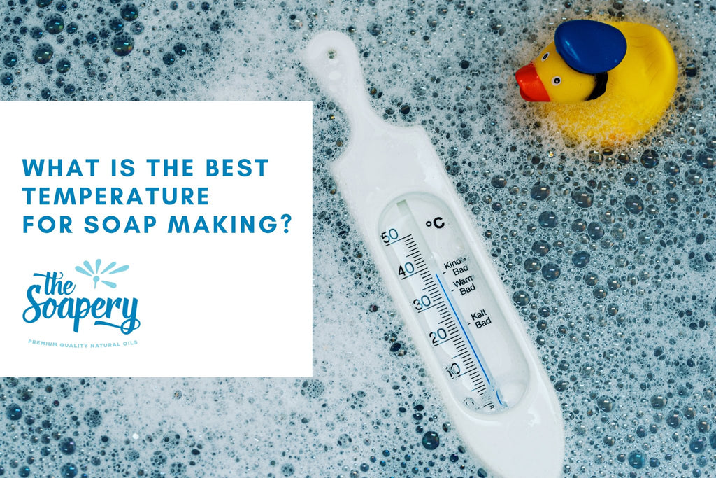 What is the best temperature for soap making uk