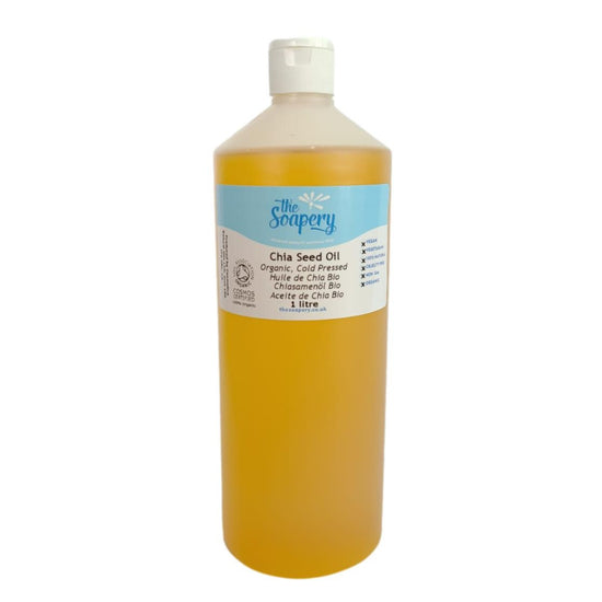 Organic chia oil for skin and hair treatments 1 litre