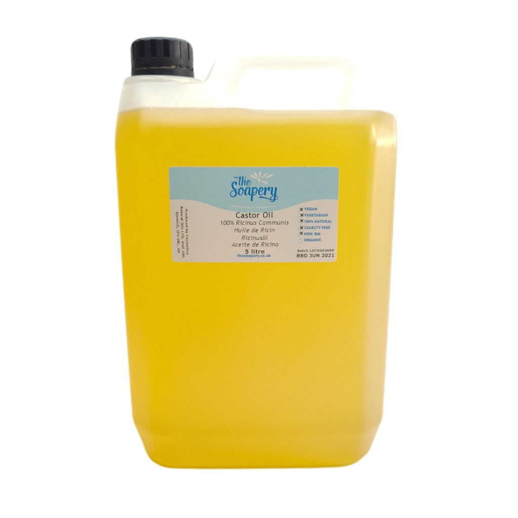 Castor oil 5 litres bulk wholesale for soap skin and hair treatments
