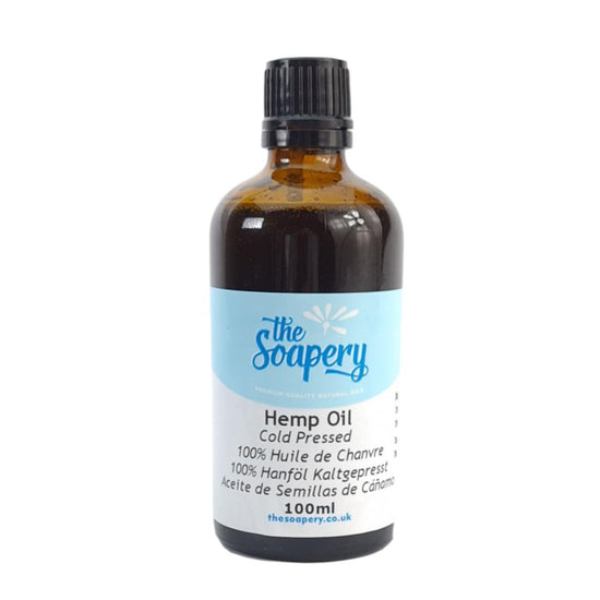 Hemp oil cold pressed virgin unrefined 100ml for skin and hair treatments
