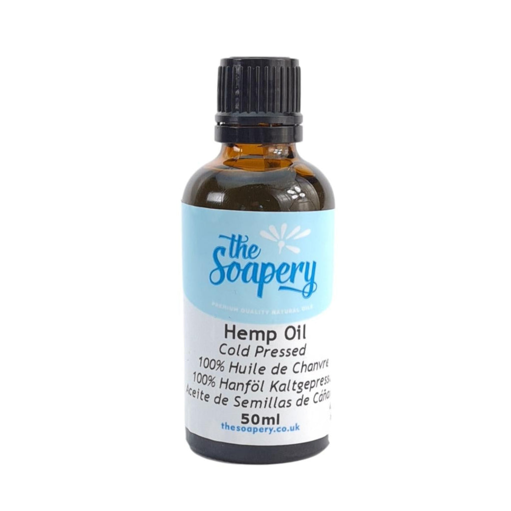 Hemp oil cold pressed virgin unrefined 50ml for skin and hair treatments