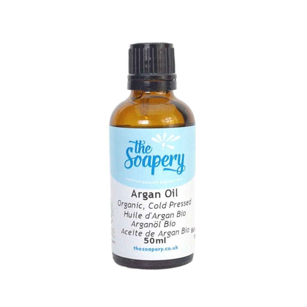 Organic cold pressed argan oil, certified by the Soil Association