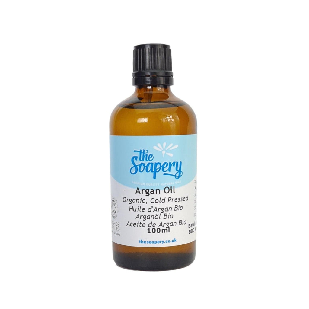 Organic cold pressed argan oil, certified by the Soil Association