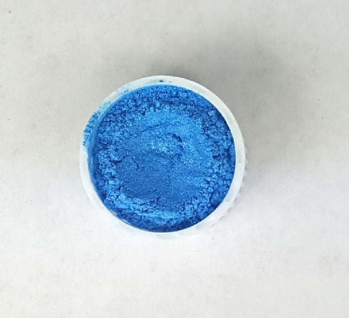 Ice blue cosmetic mica powder