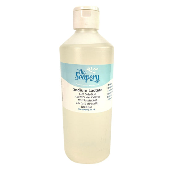 Sodium Lactate 60% Solution - 500ml for soap making