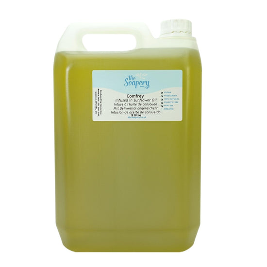 100% Pure Organic Comfrey Herbal Oil - Available In Sizes From 1 Oz Up To 1 Gallon