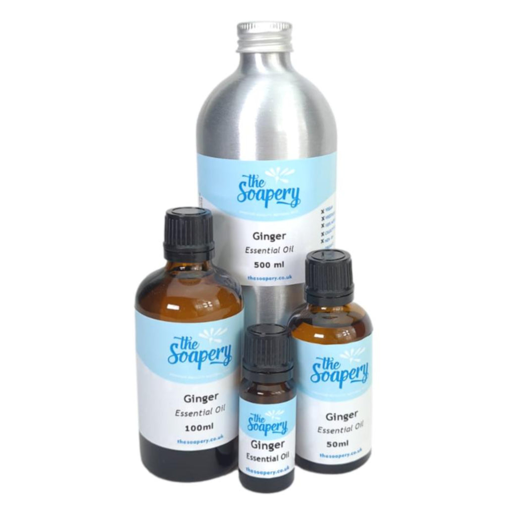 Ginger essential oil for aromatherapy and diffusers