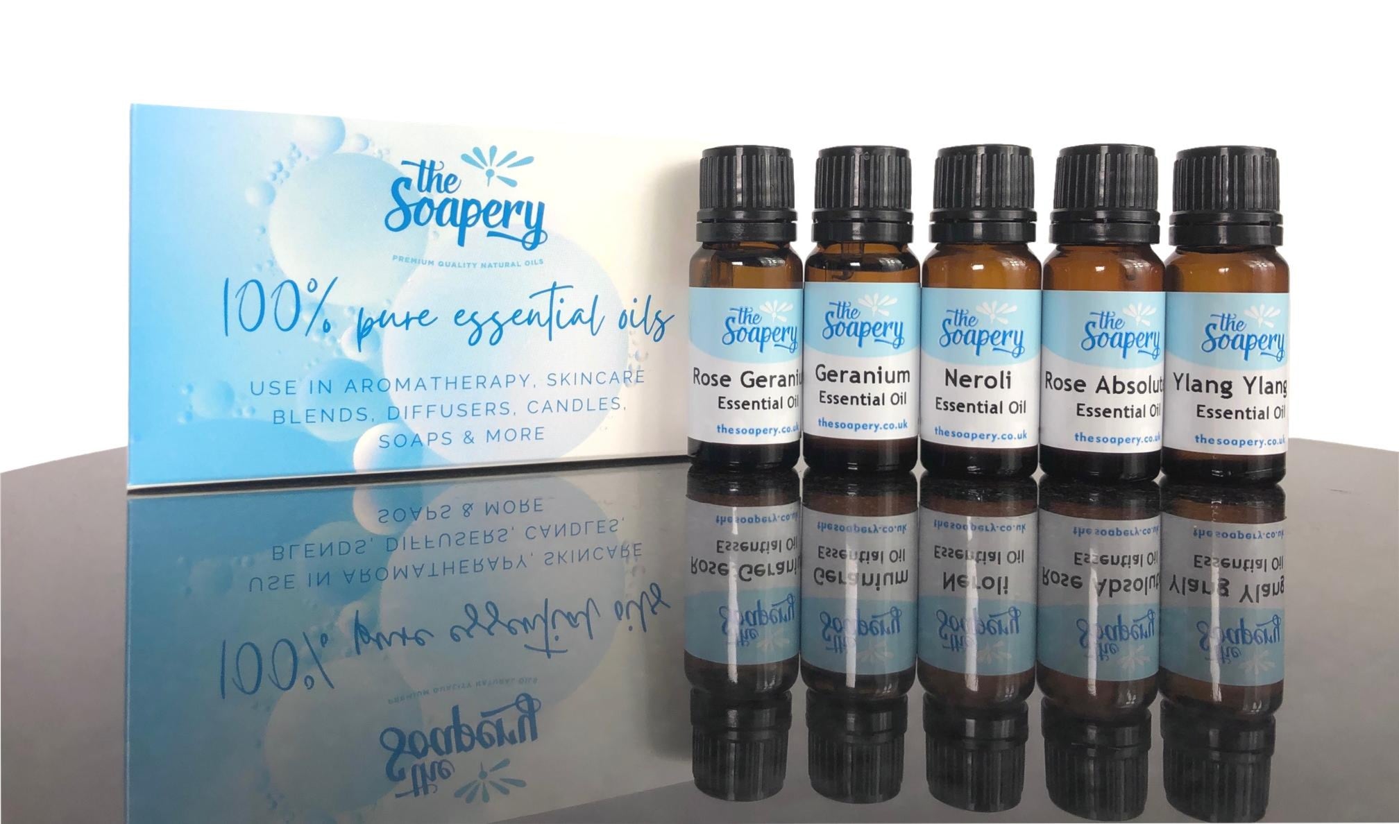 Premium floral oils collection- Floral essential oils and absolutes set